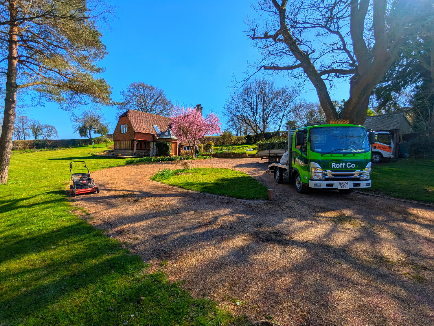 Roff co at a large rural property